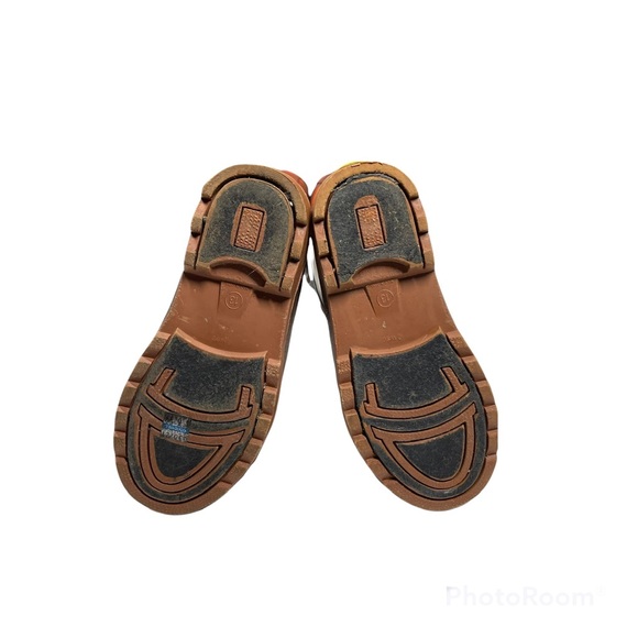 Western Chief Girls Camp Fire Plaid Rain Boots Size 13 - Picture 8 of 9